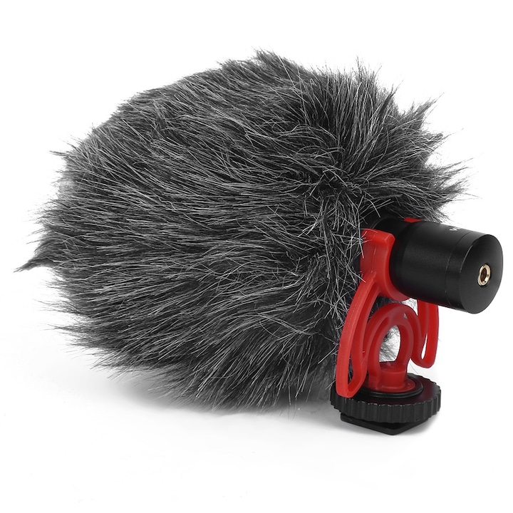 Microfon wireless Jormftte cu difuzoare HiFi, efecte de schimbare a vocii, lumini cool, Bluetooth 5.0