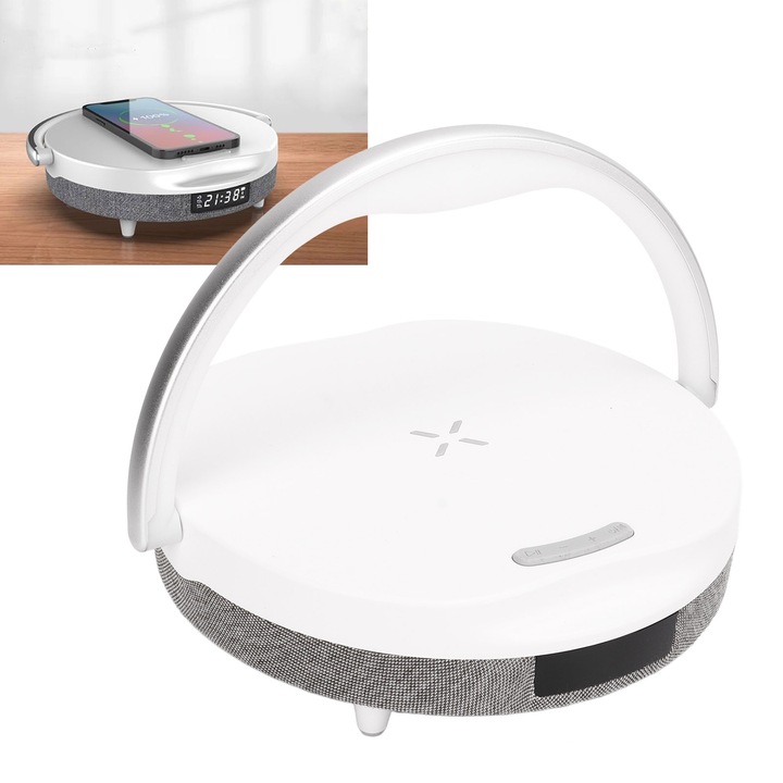 Boxa portabila Jormftte RGB Bluetooth, impermeabila IP65, sunet surround 3D, 5W, 1800mAh