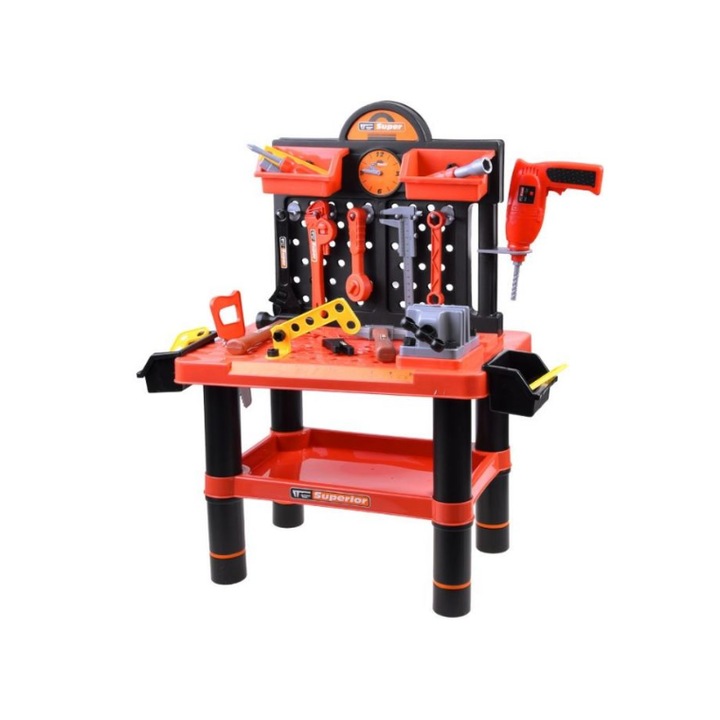 Banc de scule copii Micul Mester, GHEMOTOC®, cu accesorii incluse