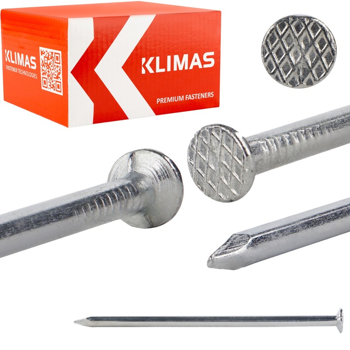 Cuie zincate pentru constructii, 5kg, 4.2 x 100 mm