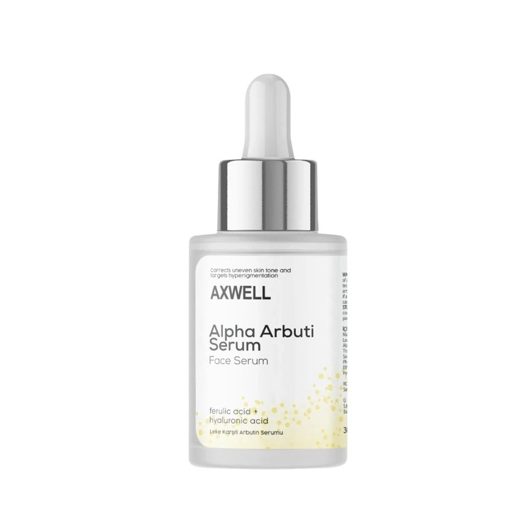 Ser reducere pete pigmentare, Solutie Avansata Alpha Arbutin, Axwell by Verilaria, 30ml
