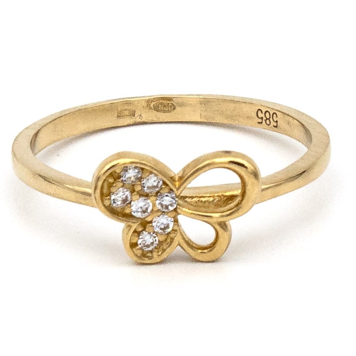 Inel Fluture Aur 14k, Masura 13(53)