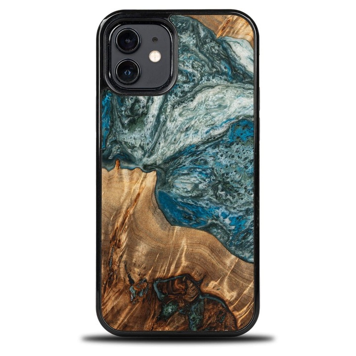 Husa Bewood Unique Planets pentru iPhone 12 / 12 Pro Pamant