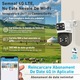 Camera Dubla De Supraveghere Video Cu SIM 4G GENBOLT®, 4MP, Exterior/interior, DC12/POE, 4X zoom, Inregistrare continua 24/7, culoarea vederii nocturne, Stocare Card/Cloud, comunicare bidirectionala, Urmarirea oamenilor, PTZ, Alarma sonora si luminoas