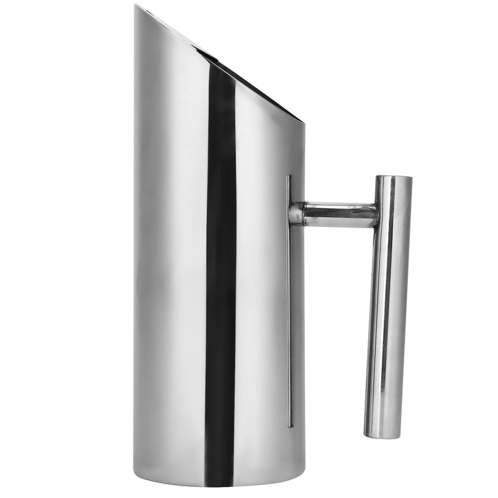 Jormftte rozsdamentes acél teáskanna, 1 literes űrtartalom, elegáns design, hőálló, ergonomikus fogantyúk