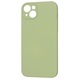 Husa pentru iPhone 15 Plus, SKYDDAR INNOVATION, din Silicon Catifelat, SoftFlex Magsafe, Verde, set cu sticker