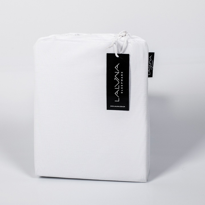 Husa de protectie saltea LaLuna, 160x200+35cm, 100% bambus, antibacteriana