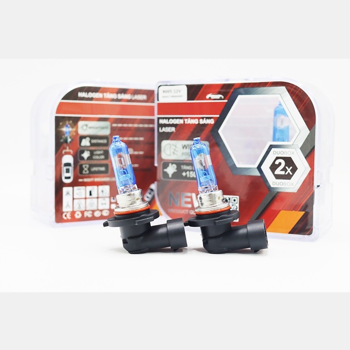 2 db halogén izzós készlet, HB3 9005, Starline, éjszakai csillagok + 150% 60W 12V, P20D, KÉSZLET 2 DB műanyag