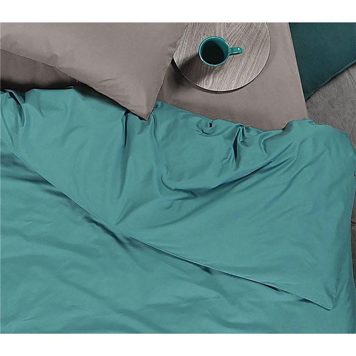 Paplomatotheke 160x240cm, Nef-Nef, 100% Bambaki, 144TC, culoare petrol prafuit