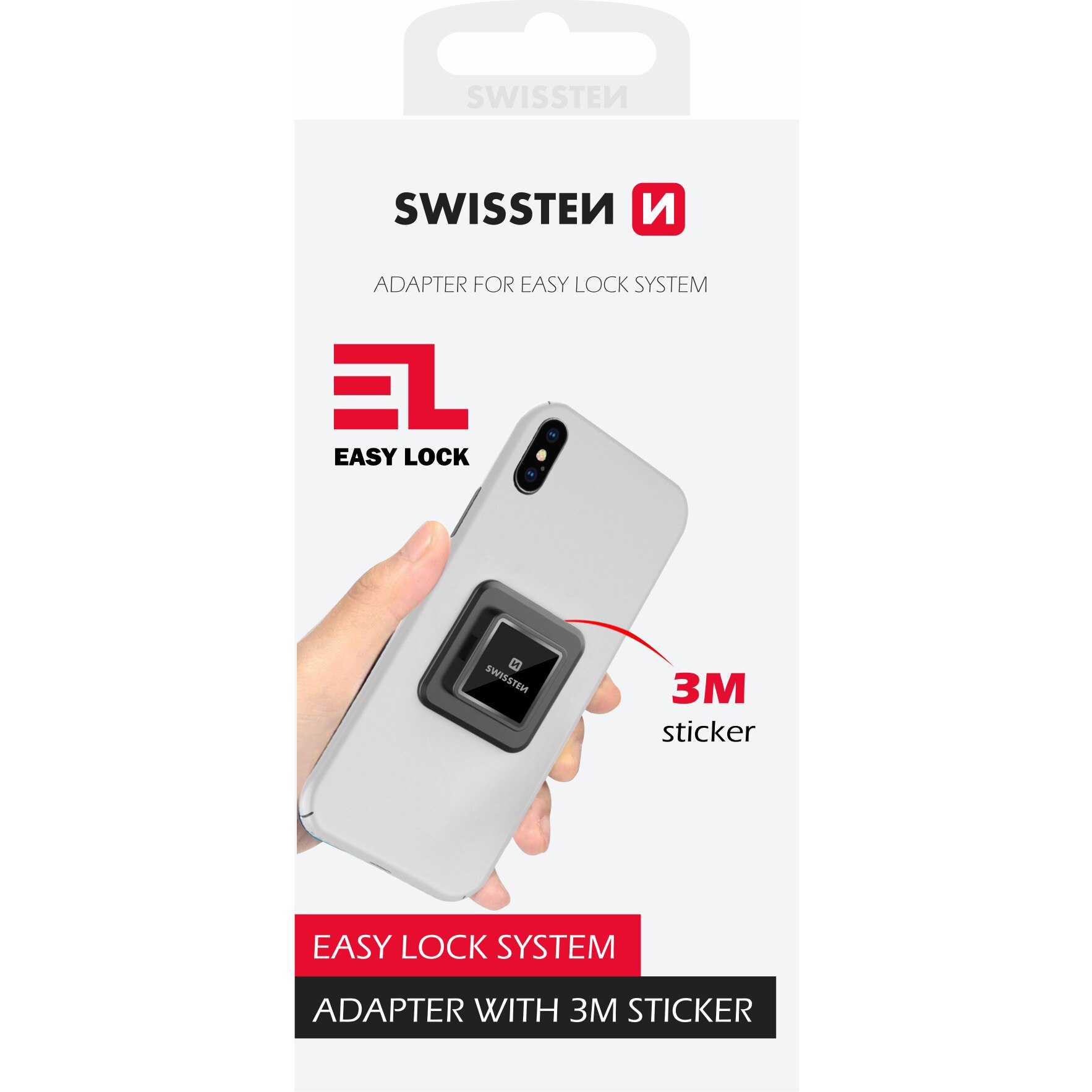 Adaptor Swissten pentru Easy Lock, Negru
