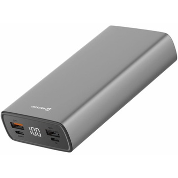 Acumulator Extern Swissten Aluminiu 20000mAh, 20W, Gri