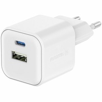 Incarcator Retea Swissten 12W 1x USB-C + 1x USB-A, Alb