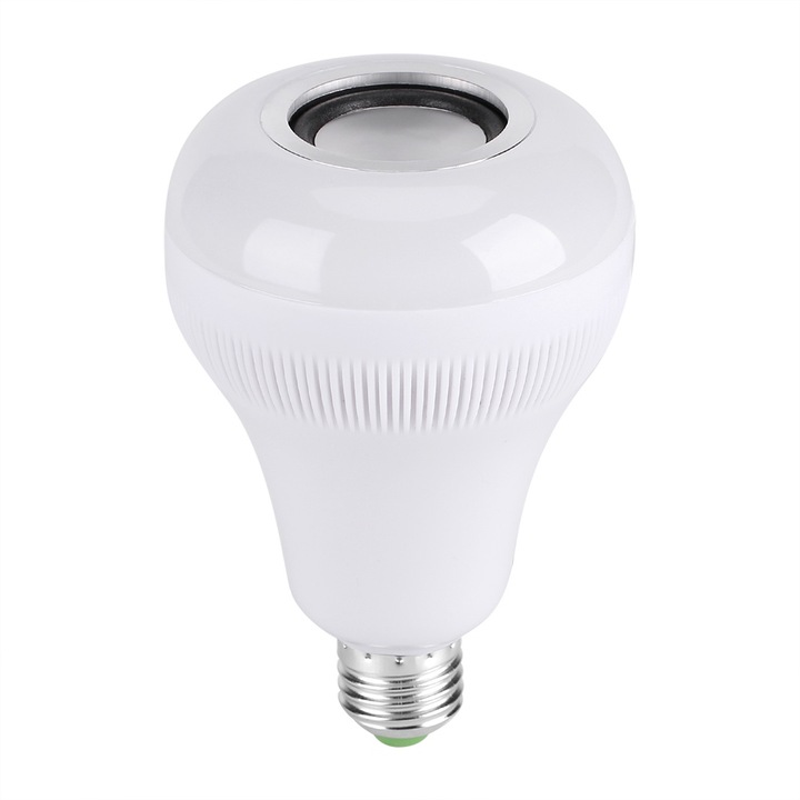 Bluetooth hangszóró 18 W-os E27 RGB LED zenei izzóval és vezeték nélküli távirányítóval