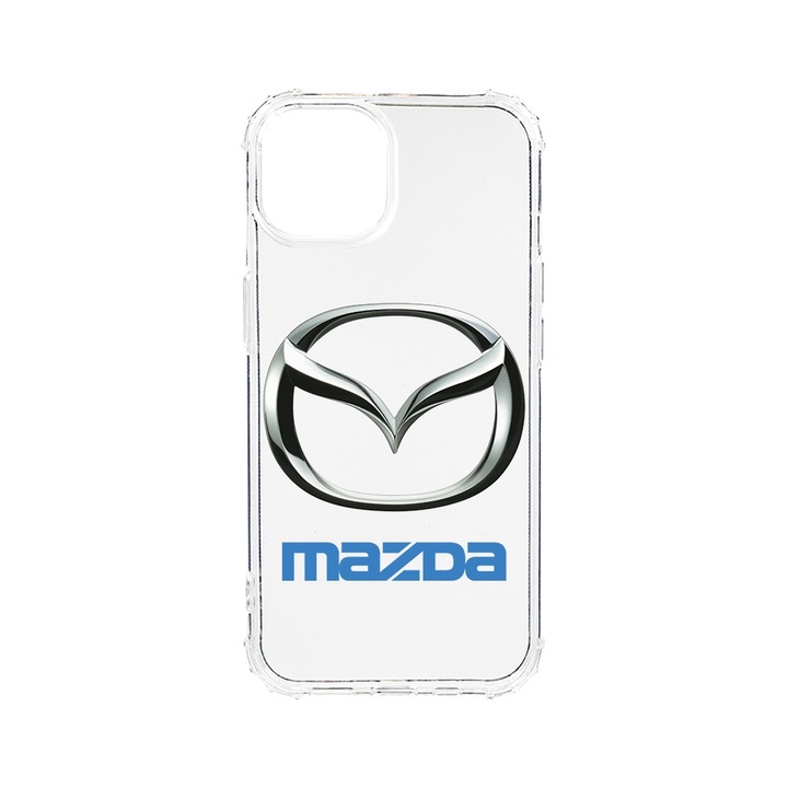 Силиконов калъф BestCase за Apple iPhone 13 Mini, Logo Mazda, Air-Cushion Technology, 1.5MM Anti Shock, AS 1733