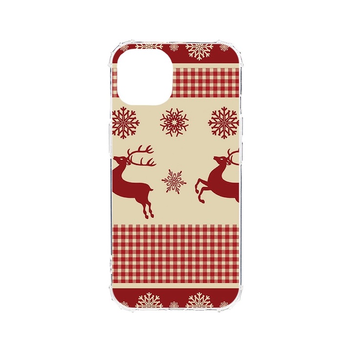 Силиконов калъф BestCase за Apple iPhone 13 Mini, Xmas Pattern, Air-Cushion Technology, 1.5MM Anti Shock, AS 1363