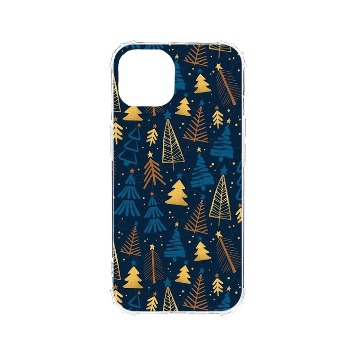 Силиконов калъф BestCase за Apple iPhone 13 Mini, Xmas Pattern, Air-Cushion Technology, 1.5MM Anti Shock, AS 1365