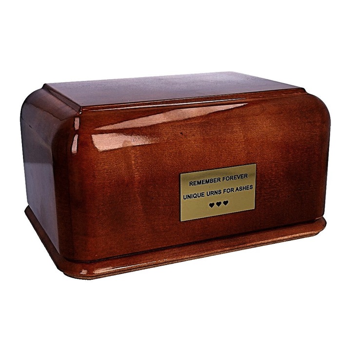 Sicriu din lemn masiv, Remember Forever, urna de cenusa pentru adulti, loc de odihna finala