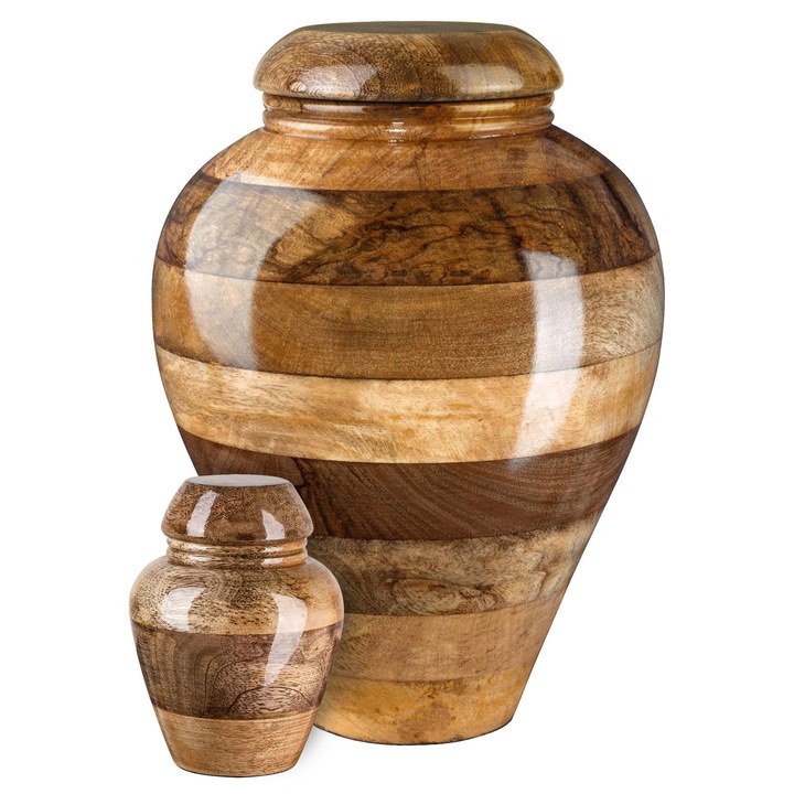 Urna de incinerare Mango, Remember Forever, adulta, omagiu frumos, dimensiune 30x45cm