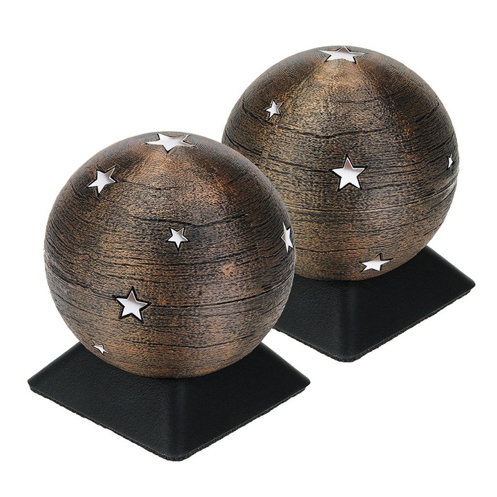 Set de urne pentru cenusa animale, Remember Forever, ABS, minge din otel inoxidabil, nou, gol