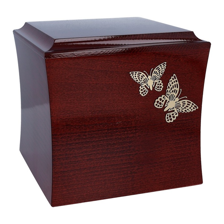 Urna cu frunze canelate, Maro inchis