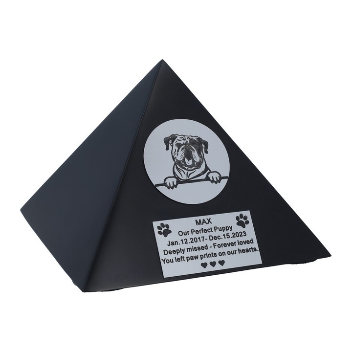 Urna pentru caini, Remember Forever, piramida, decorativa, mica