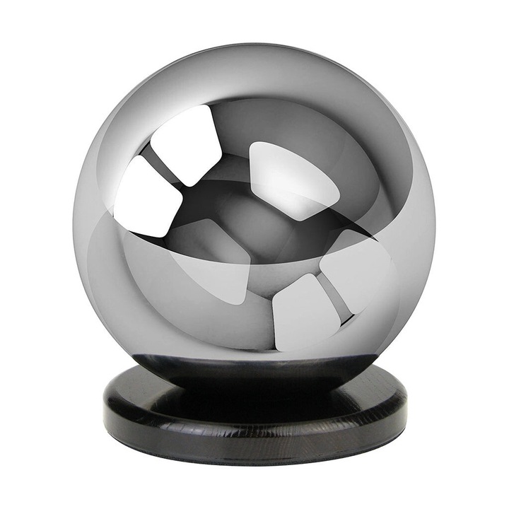 Urna de incinerare unica din otel inoxidabil premium pentru cenusa .URN unic proiectat in forma de sfera