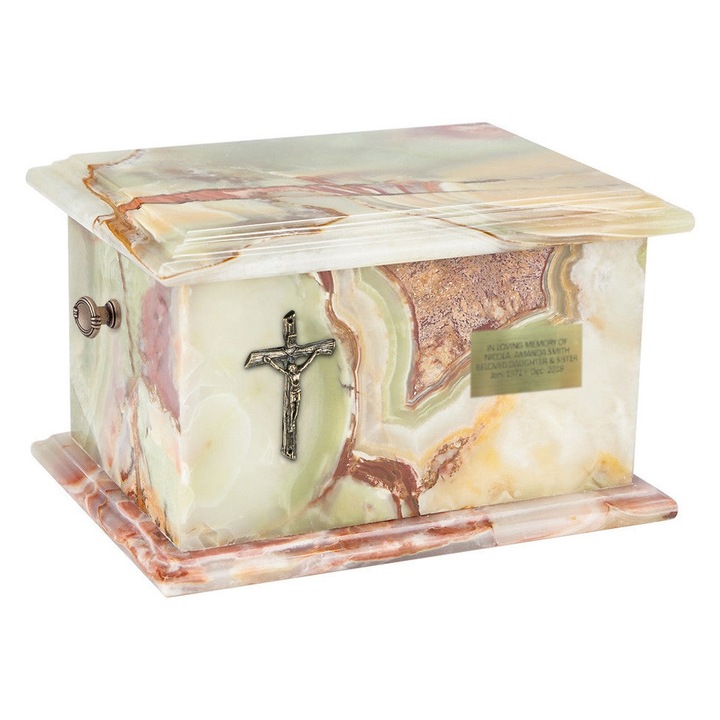 Urna de incinerare din onix, Remember Forever, multicolor