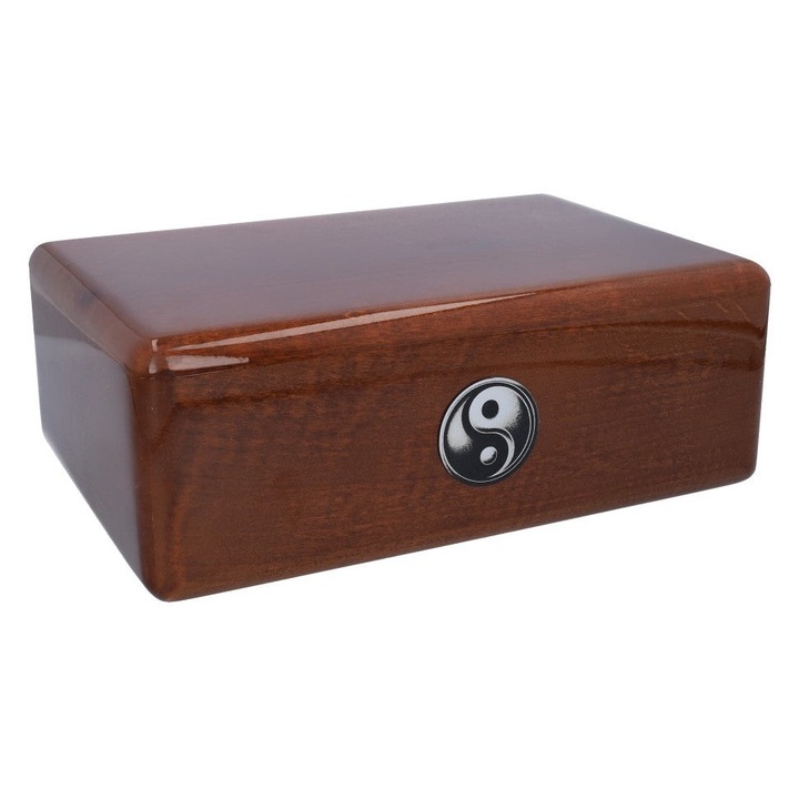 Urna de incinerare din lemn de arin, Remember Forever, maro