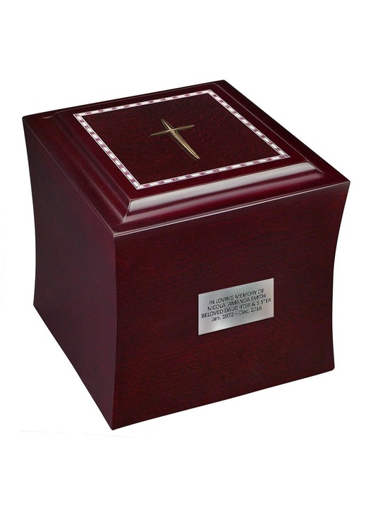 Urne de incinerare clasice din lemn pentru cenusa, Urna de cenusa funerara pentru adulti