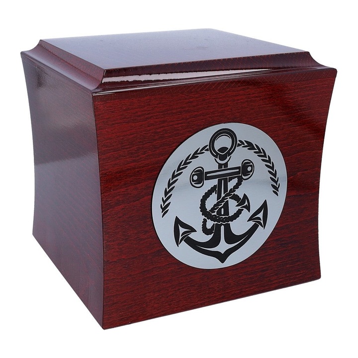 Urna de cenusa, din lemn, Remember Forever, maro