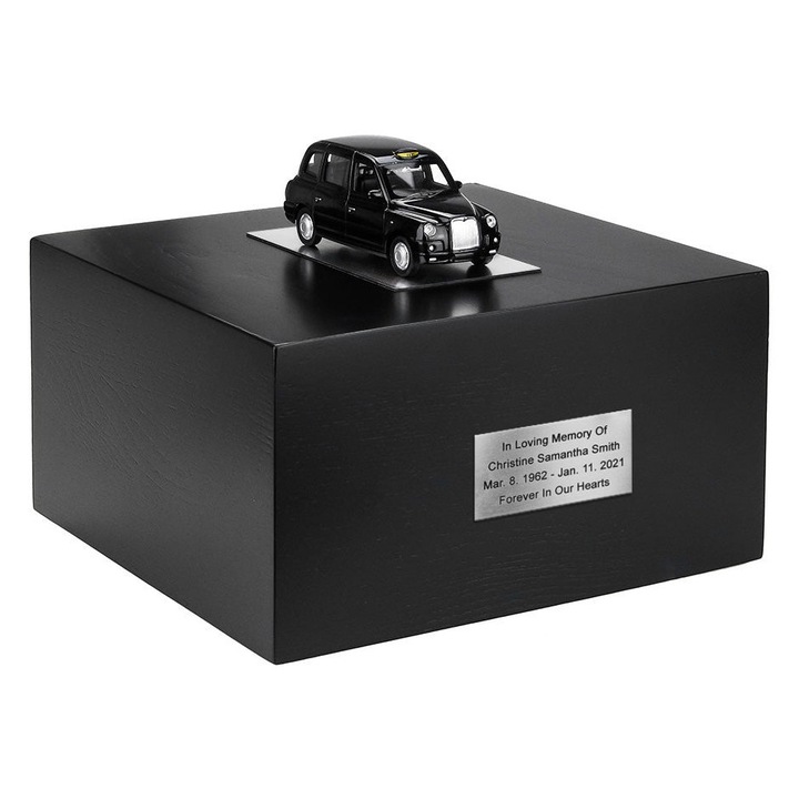 Urna de incinerare din lemn de arin, Remember Forever, goala, pentru femei