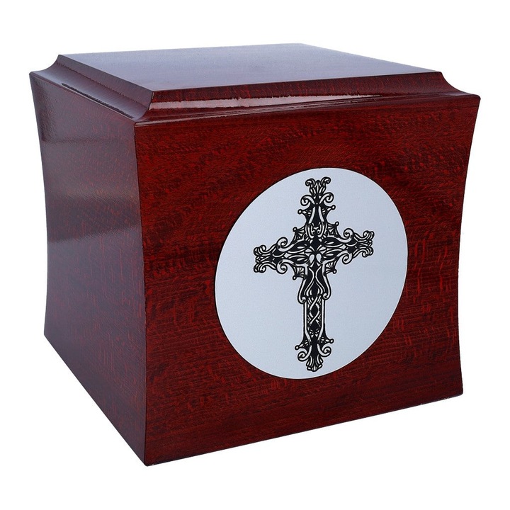 Urna de cenusa, lemn, Remember Forever, maro