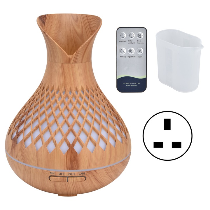 Longziming 500ml-es asztali párásító, színes éjszakai fény, csendes, automatikus kikapcsolás