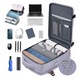 Rucsac Calatorie, erucsac®, Impermeabil, Multifunctional, Anti-transpiratie, Port pentru Incarcare USB, Ghiozdan Voiaj, Compartiment pentru Incaltaminte, Laptop 15, 6 inch, Haine, Accesorii, Capacitate Mare 30 L, Mov Lila