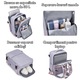 Rucsac Calatorie, erucsac®, Impermeabil, Multifunctional, Anti-transpiratie, Port pentru Incarcare USB, Ghiozdan Voiaj, Compartiment pentru Incaltaminte, Laptop 15, 6 inch, Haine, Accesorii, Capacitate Mare 30 L, Mov Lila