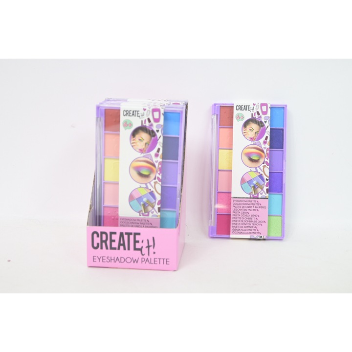 СЪЗДАЙТЕ ГО! Палитра сенки за очи комплект, 12 нюанса, лилав, 6+ години