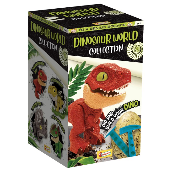 Experimentele micului geniu - Kit de excavat ou dino LISCIANI