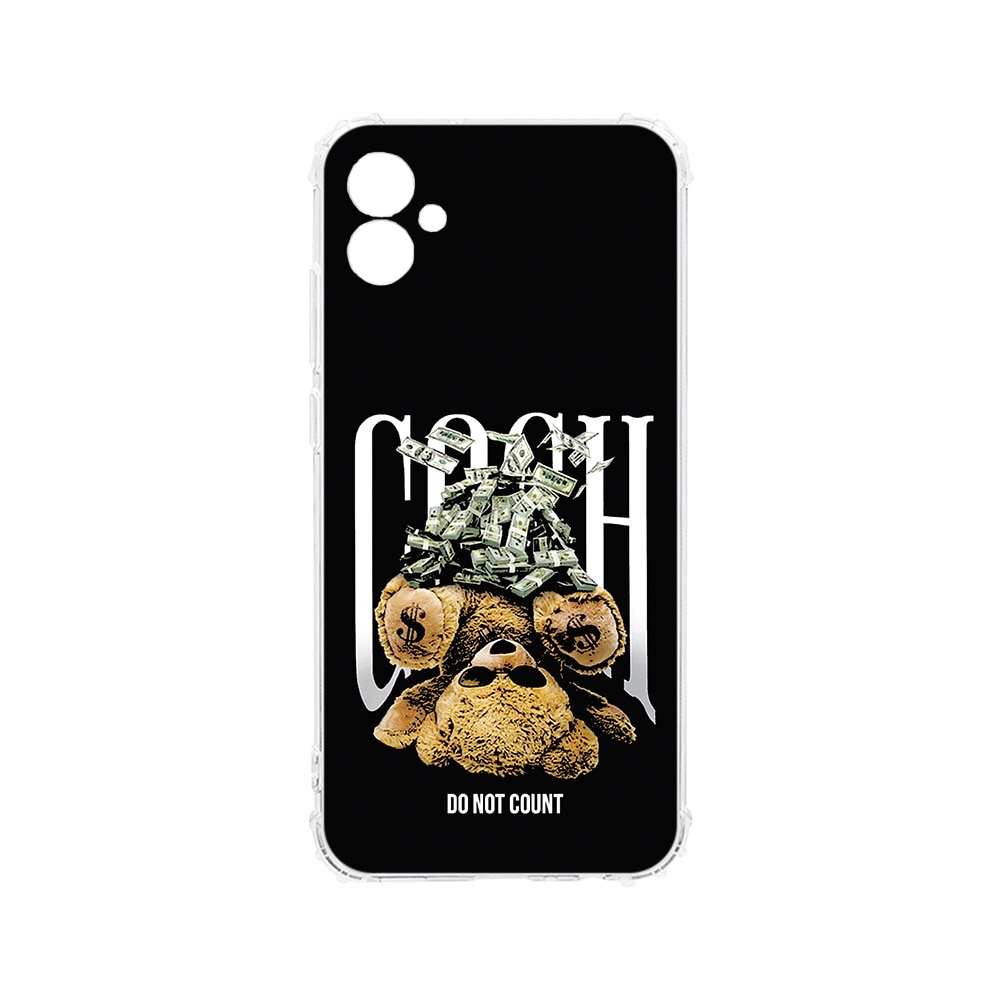 BestCase® Husa Anti Shock 1.5MM, Compatibila cu Samsung Galaxy A04e, Teddy Bear Money, Air cushion Technology, AS 1460