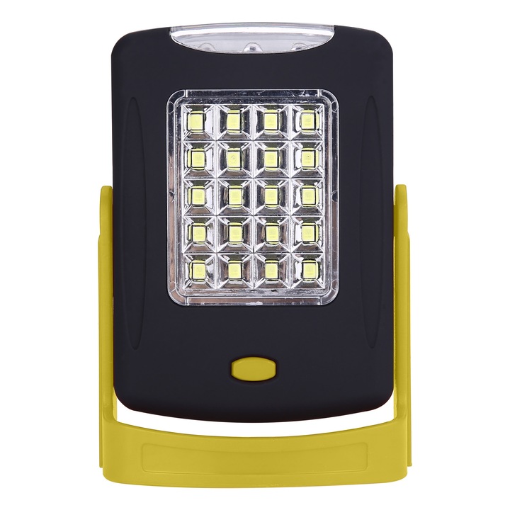 Hordozható lámpa, 23 LED, Jormftte, mérete 9.5x5.5x3.5cm, vízálló