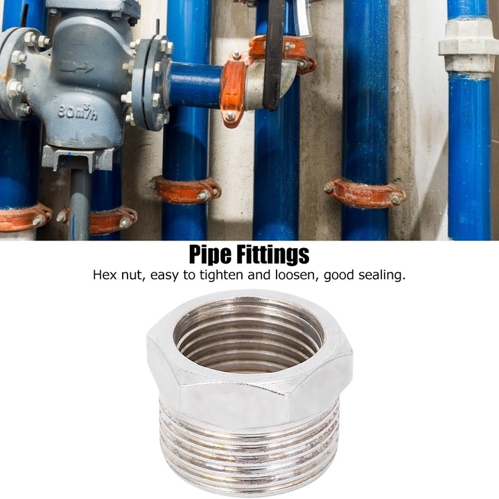 5 db. NPT apa 3/4 hüvelyk, NPT anya 1/2 hüvelyk, menetes adapter fittingek rozsdamentes acél csőcsökkentéshez