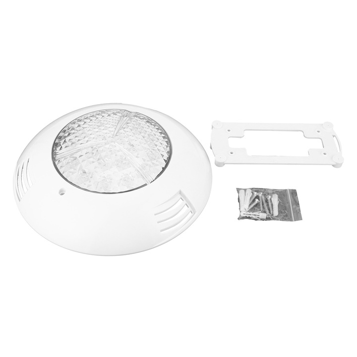 Jormftte víz alatti lámpa, LED, 18W, meleg fehér, 29.5x29.5x7cm, IP68, medencékhez
