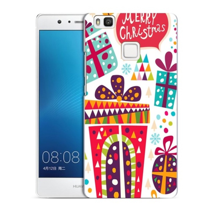 Капак, съвместим с Huawei P9 Lite Silicone Gel Tpu Christmas Model Christmas V1