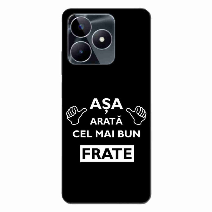 Калъф, съвместим с Realme C53 Silicone Gel Tpu Best Brother Model