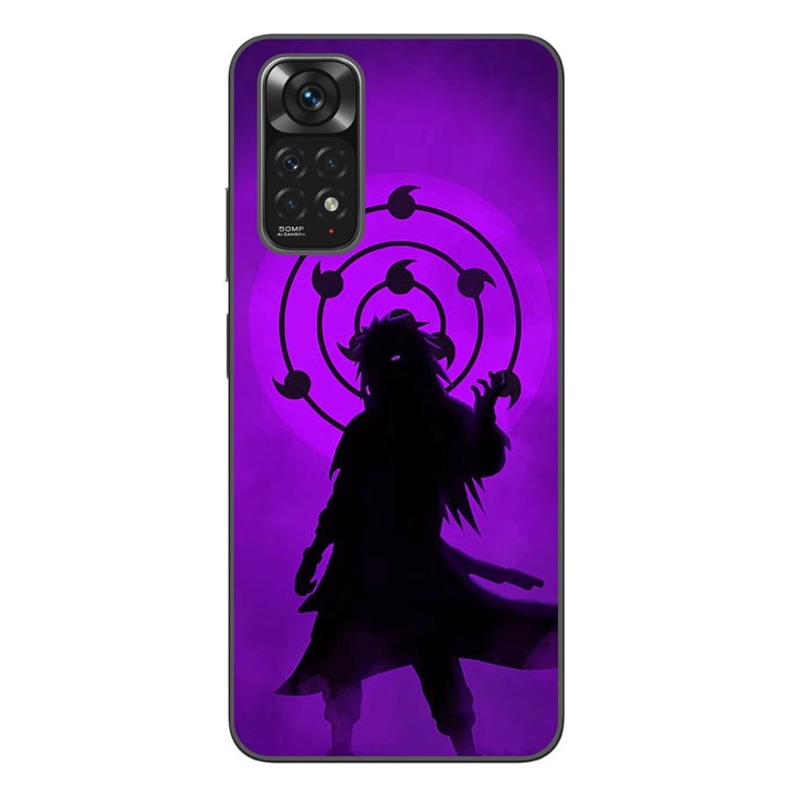 Калъф, съвместим с Xiaomi Redmi Note 11 Silicon Gel Tpu Модел Madara Rinnegan