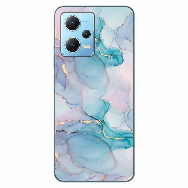 Калъф, съвместим с Xiaomi Redmi Note 12 5G Silicon Gel Tpu Модел Abstract Watercolor Marble