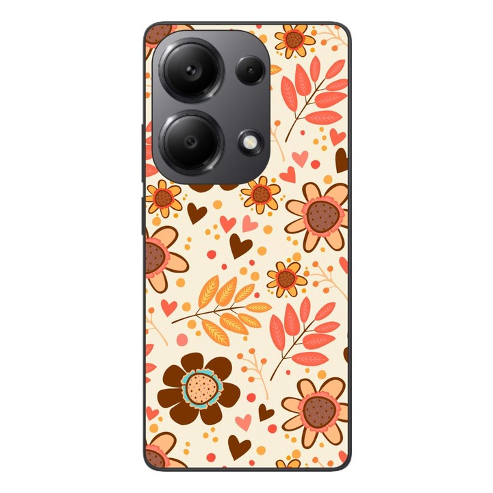 Капак, съвместим с модел Xiaomi Redmi Note 13 Pro 4G Silicon Gel Tpu Loving Autumn