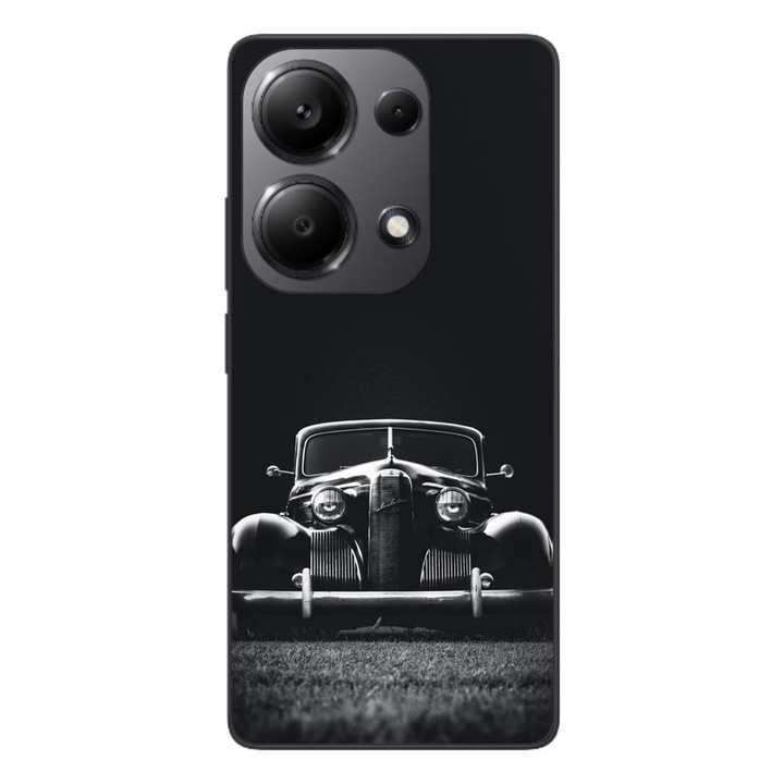 Капак, съвместим с Xiaomi Redmi Note 13 Pro 4G Silicon Gel Tpu Модел Old Car