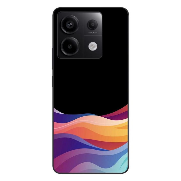 Капак, съвместим с Xiaomi Redmi Note 13 Pro 5G Silicon Gel Tpu Модел Neon Waves