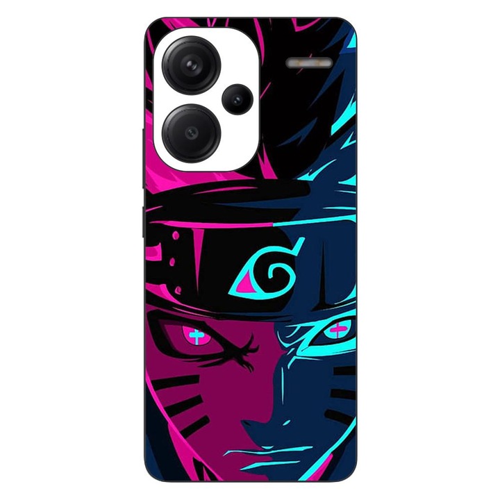 Капак, съвместим с Xiaomi Redmi Note 13 Pro Plus Silicon Gel Tpu Модел Naruto Purple Sage Mode