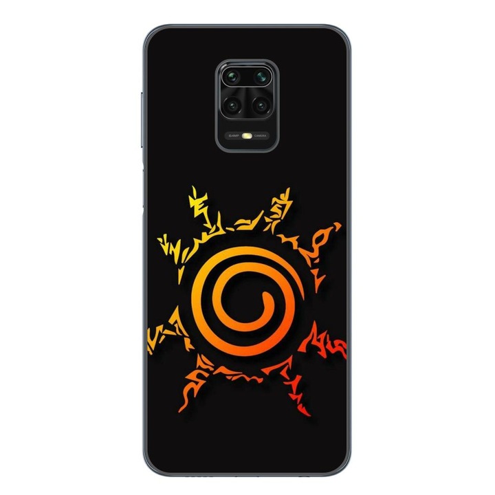Капак, съвместим с Xiaomi Redmi Note 9 Pro Silicon Gel Tpu Model Eight Trigrams Sealing